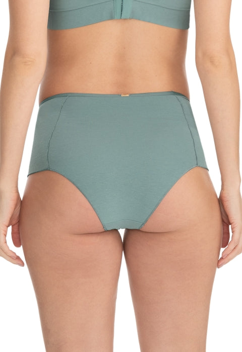 Calcinha Pós-Parto Tanga de Algodão Cintura Média