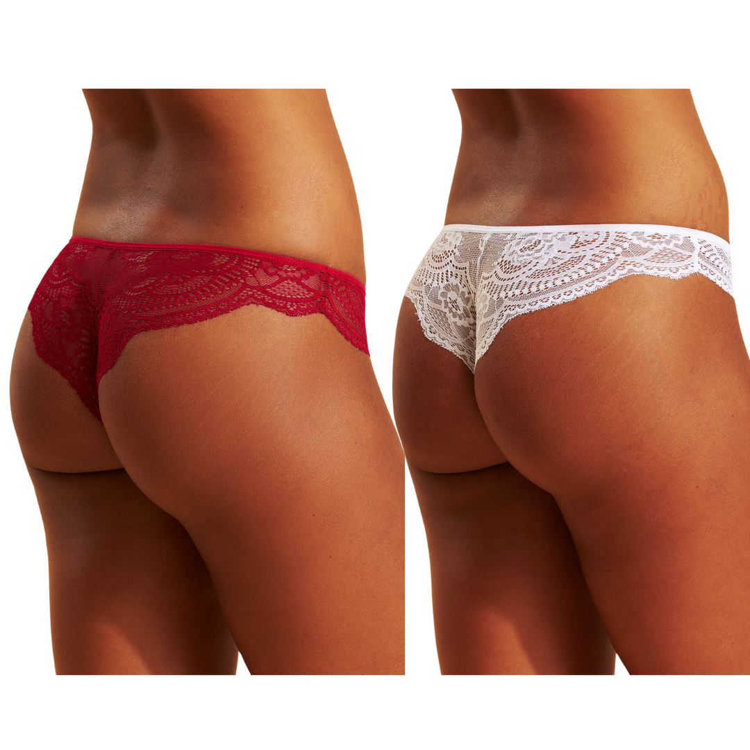 Kit com 2 Tangas de Renda