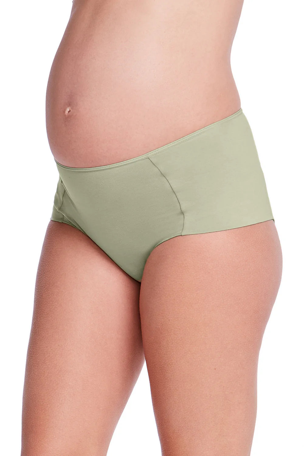 Calcinha Pós-Parto de Algodão Tanga Cintura Média