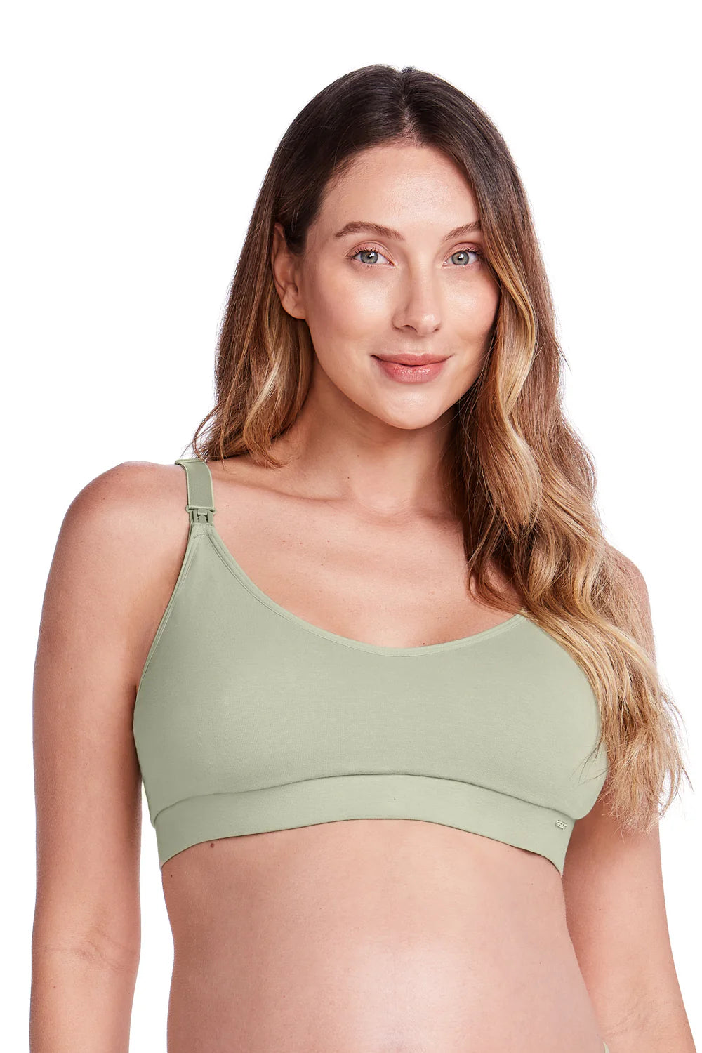 Sutiã Amamentação Sem Bojo Tecido Duplo de Algodão