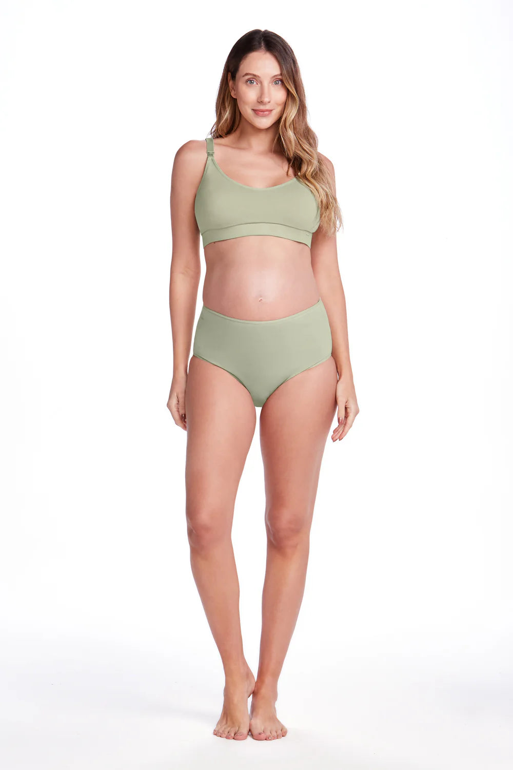 Sutiã Amamentação Sem Bojo Tecido Duplo de Algodão