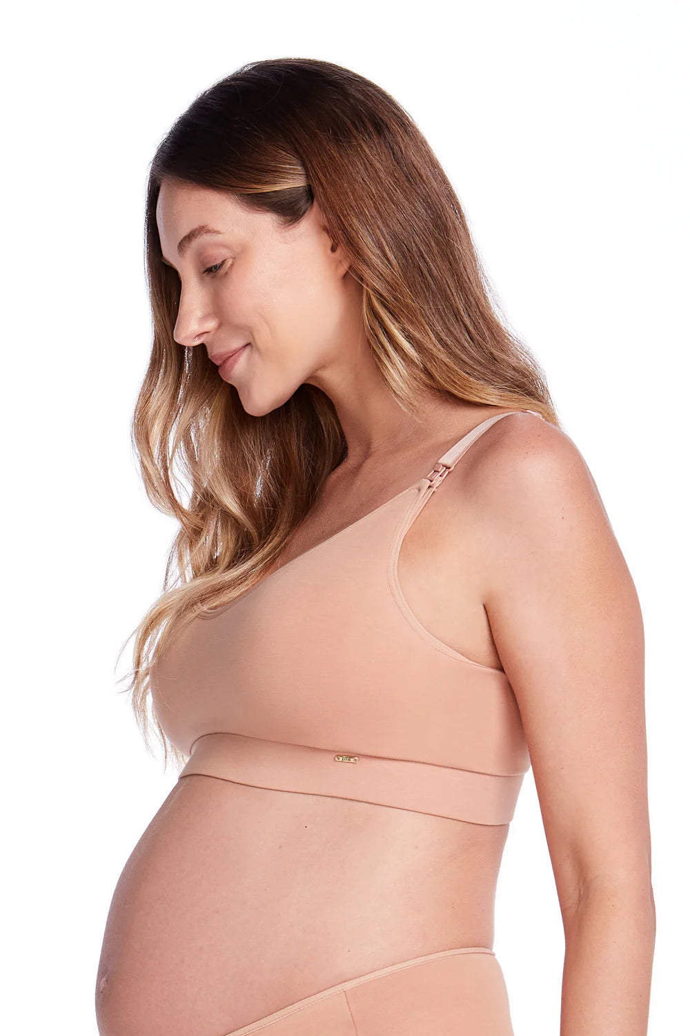 Sutiã Amamentação Sem Bojo Tecido Duplo de Algodão
