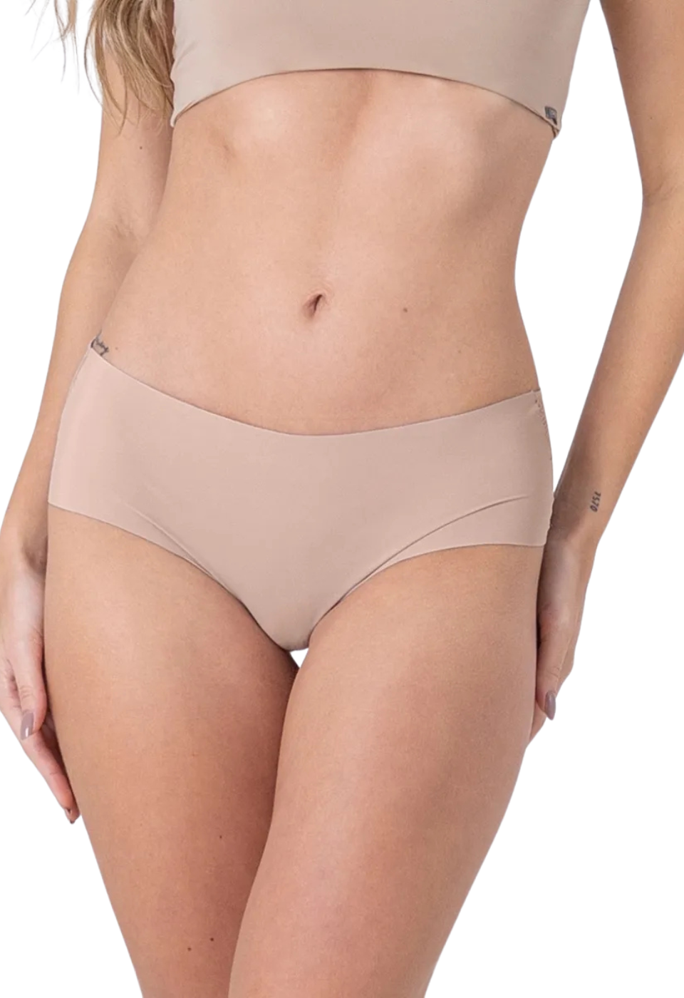 Calcinha sem Costura com Renda no Bumbum