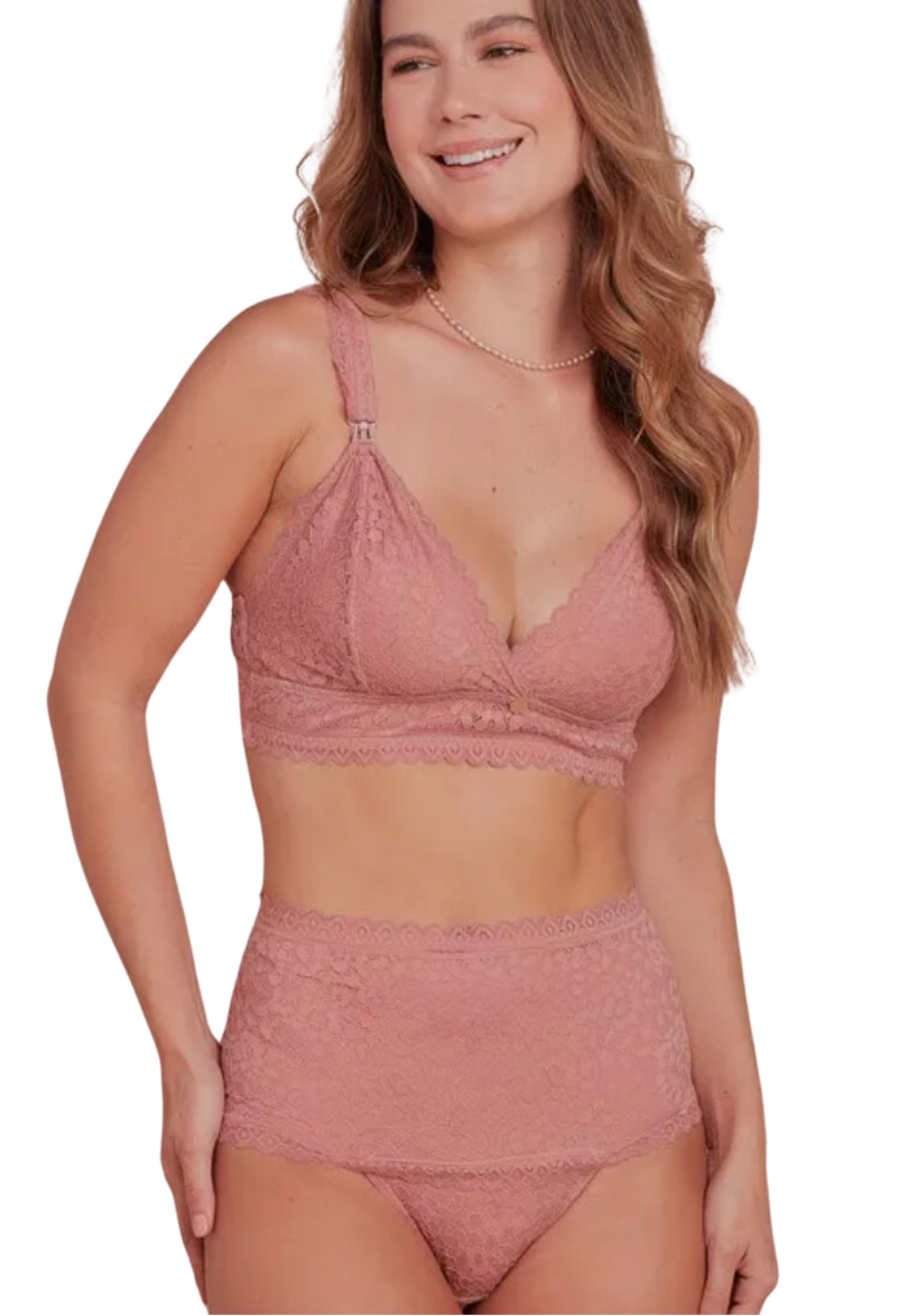 Sutiã de Amamentação de Renda sem Bojo e sem Aro