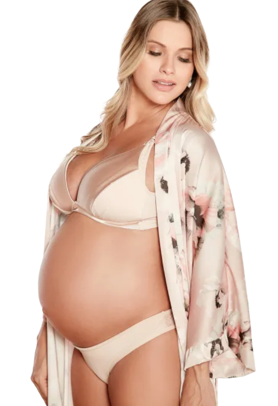 Sutiã de Amamentação com Detalhe em Cetim