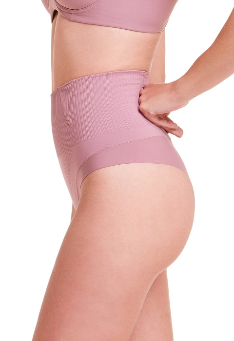 Calcinha Modeladora Invisível Cintura Alta Fio Dental