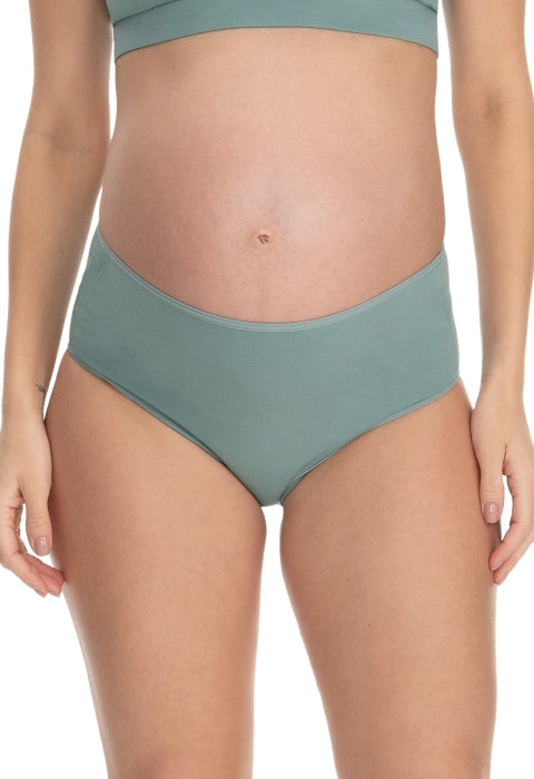 Calcinha Maternity Pós-Parto de Algodão Cintura Média