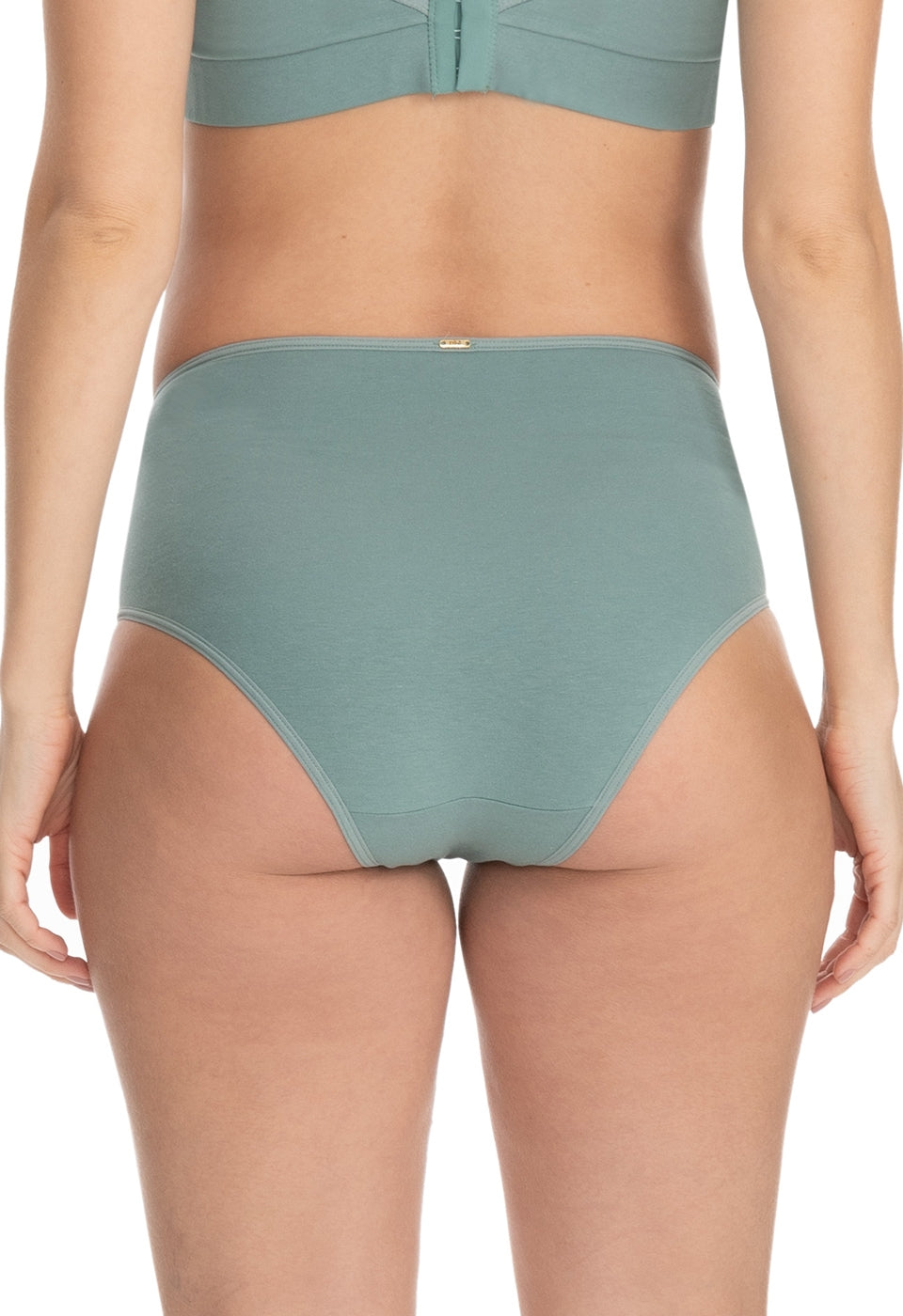 Calcinha Maternity Pós-Parto de Algodão Cintura Média