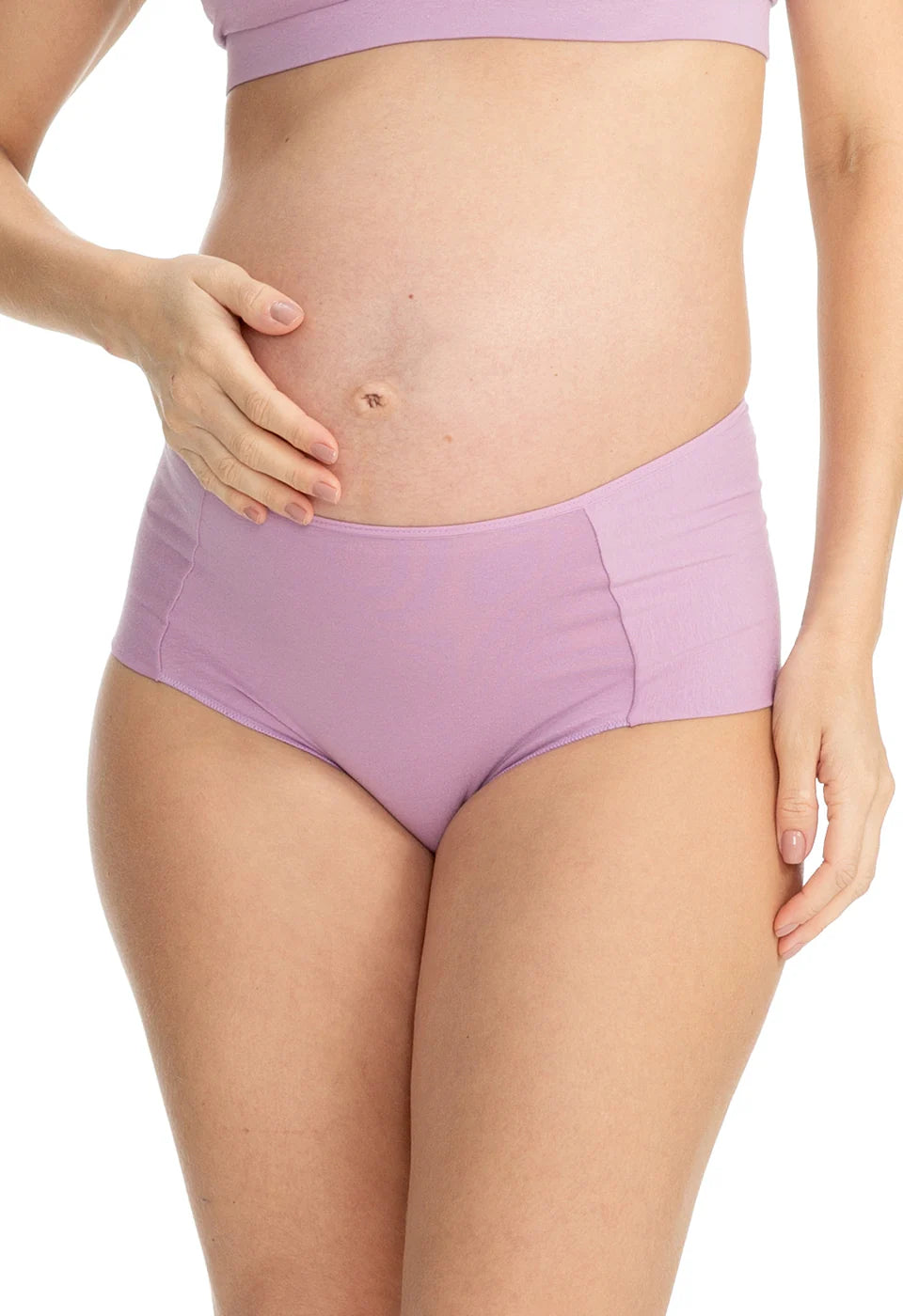 Calcinha Pós-Parto de Algodão Tanga Cintura Média