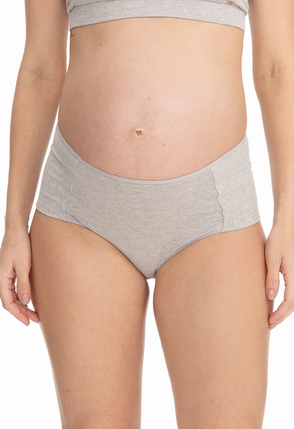 Calcinha Pós-Parto de Algodão Tanga Cintura Média