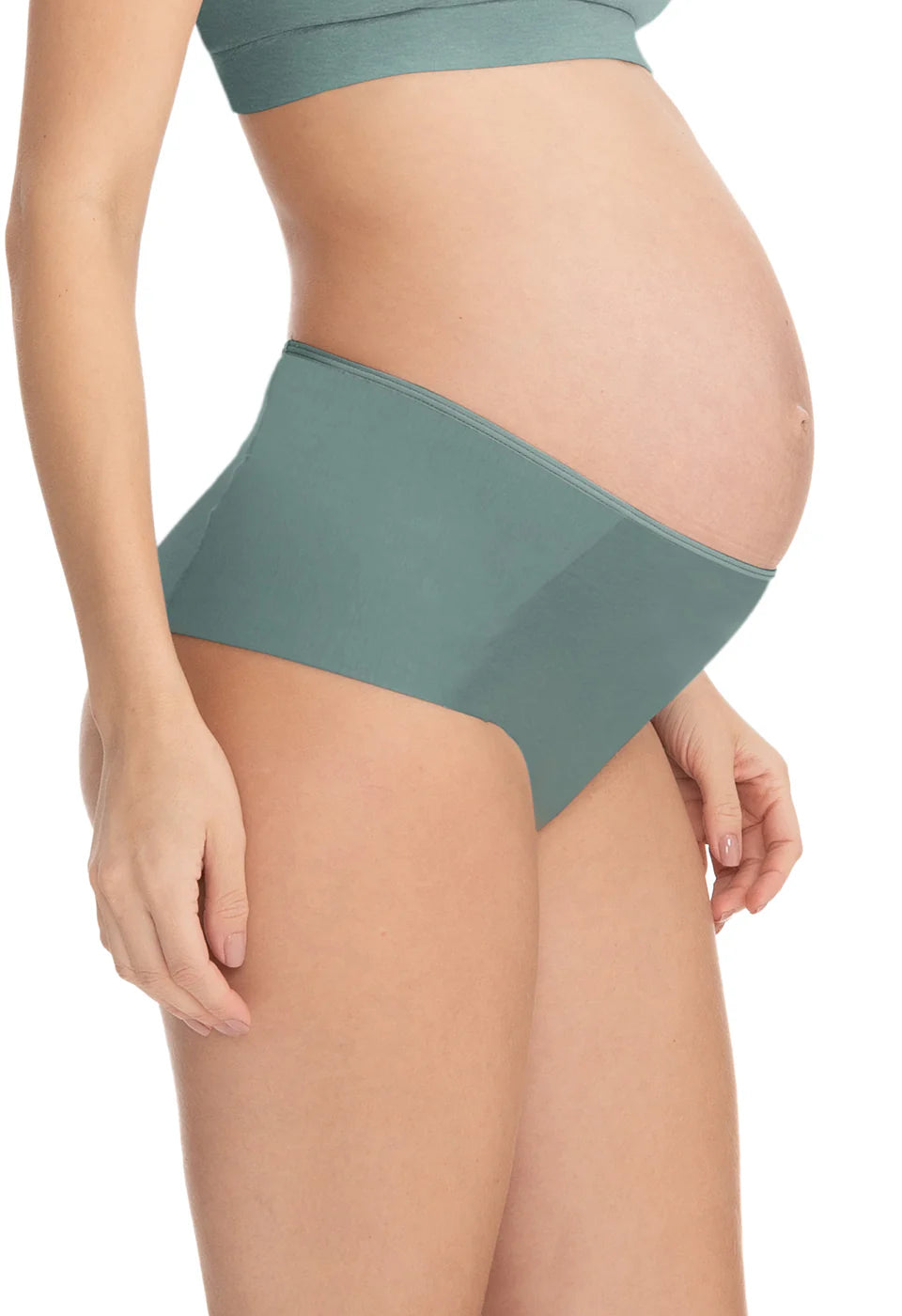 Calcinha Pós-Parto de Algodão Tanga Cintura Média