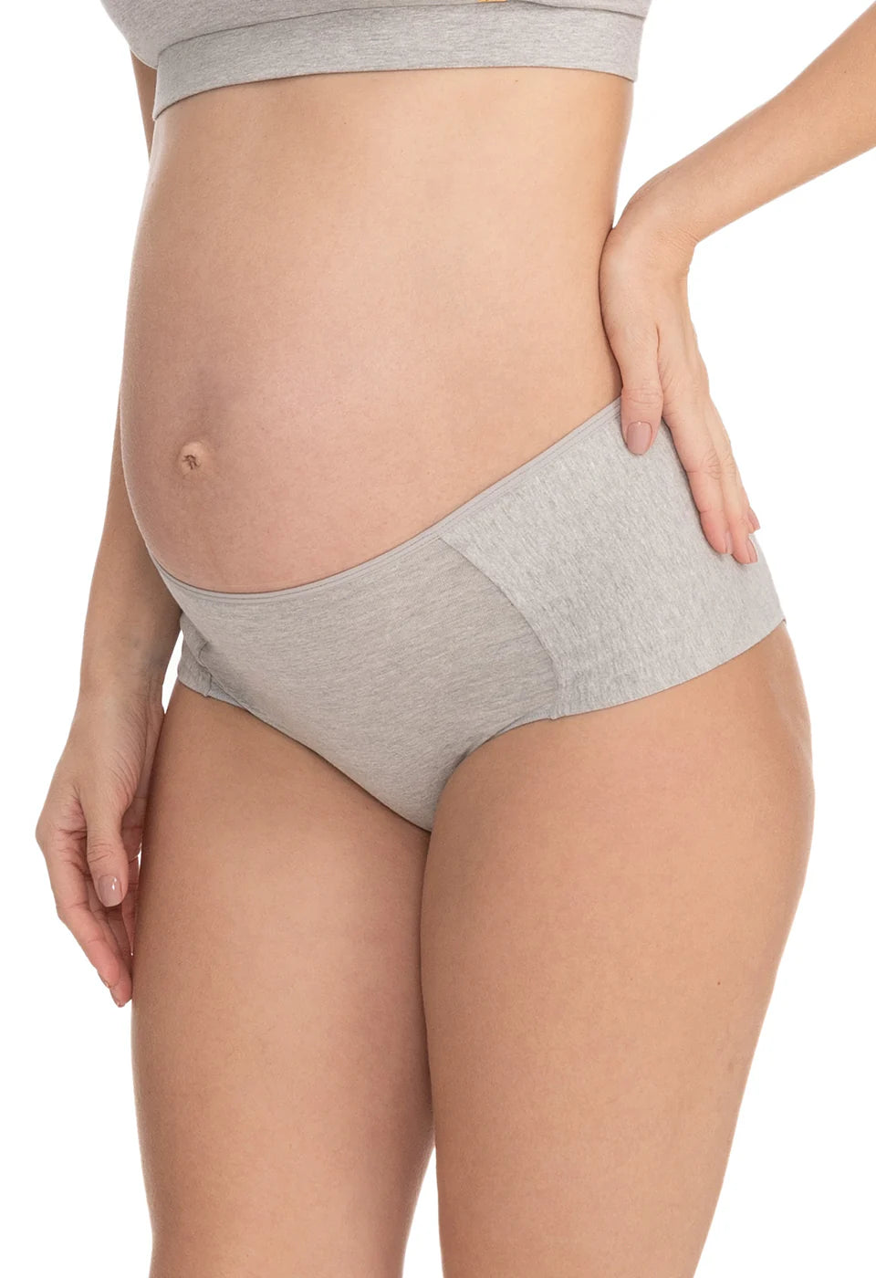 Calcinha Pós-Parto de Algodão Tanga Cintura Média