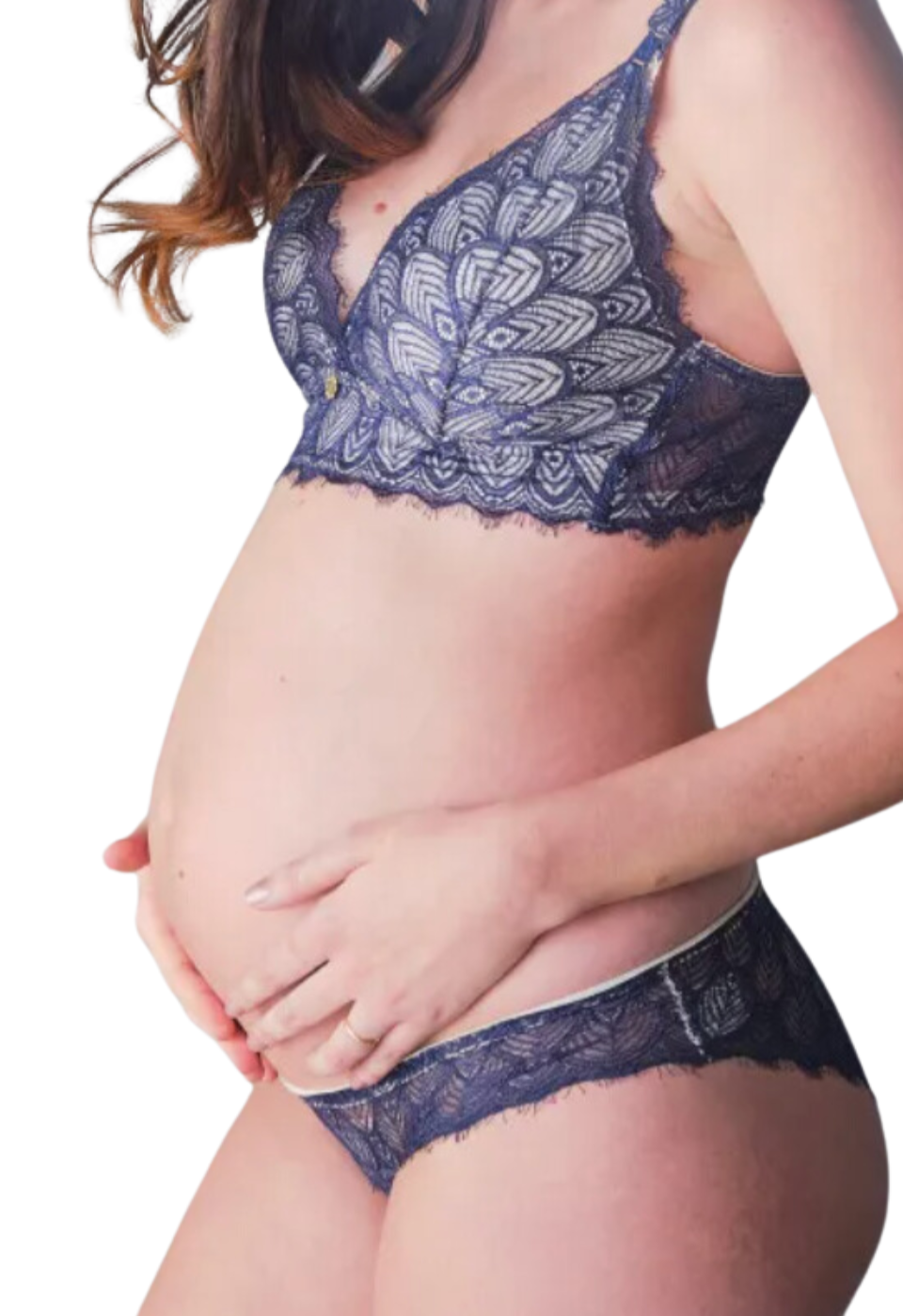 Calcinha Gestante Boneca Renda