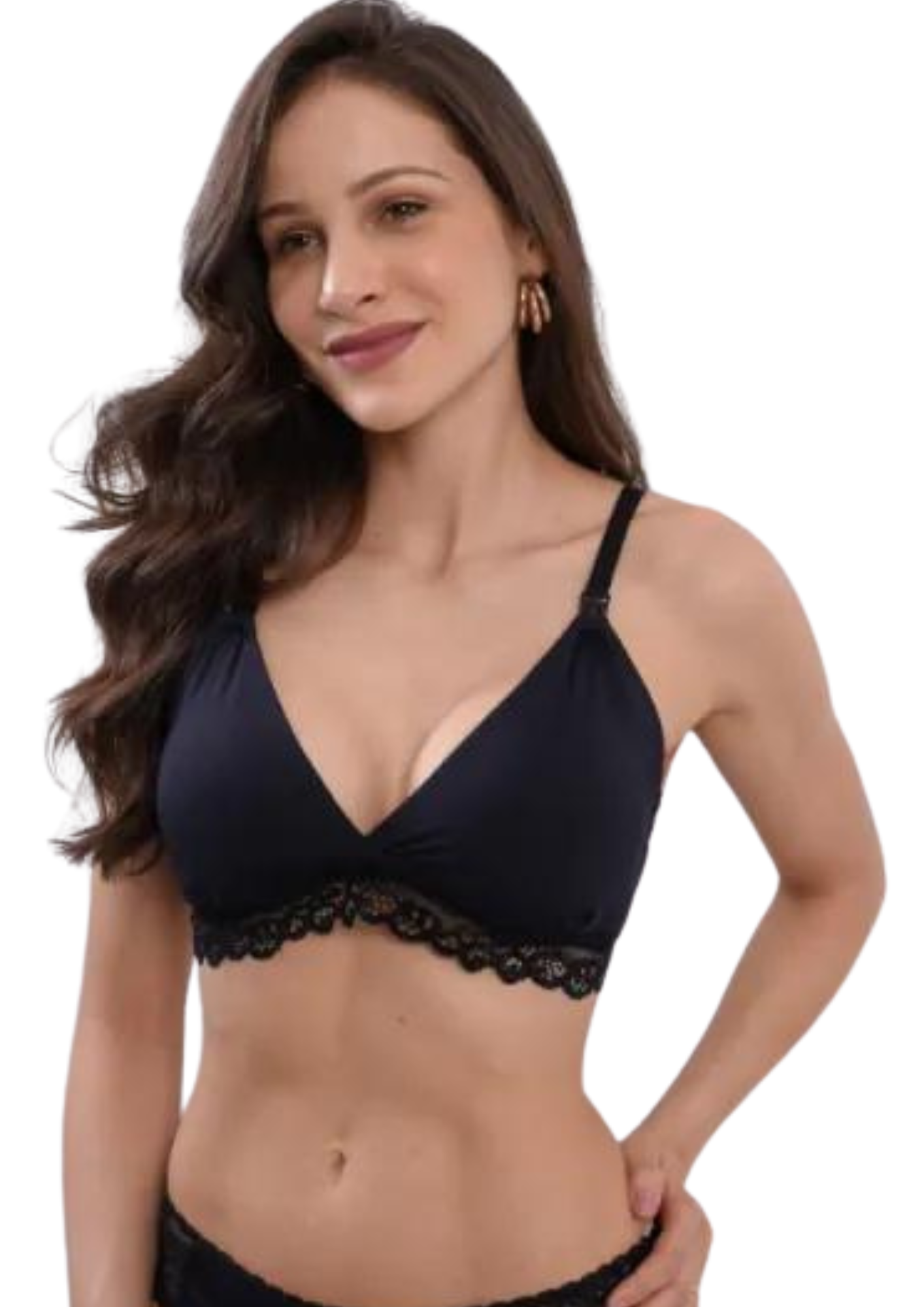 Sutiã de Amamentação com Detalhe em Renda