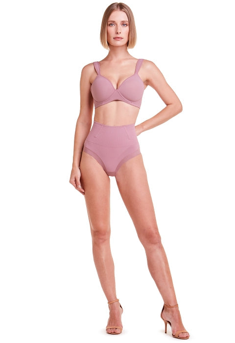 Calcinha Modeladora Invisível Cintura Alta Fio Dental