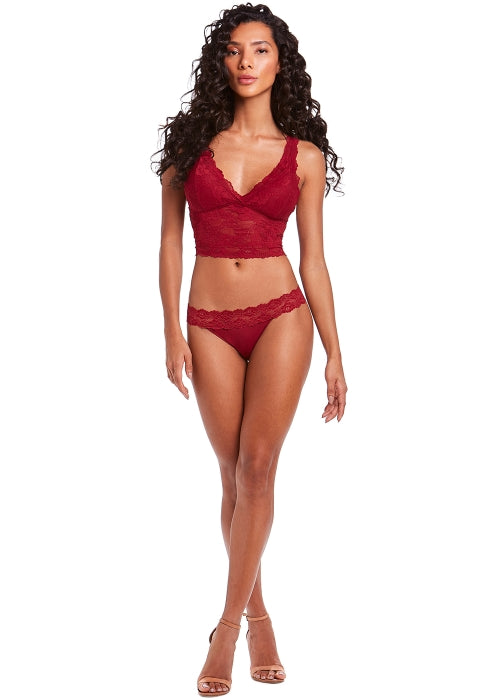 Top com Bojo Removível em Renda