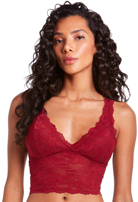 Top com Bojo Removível em Renda