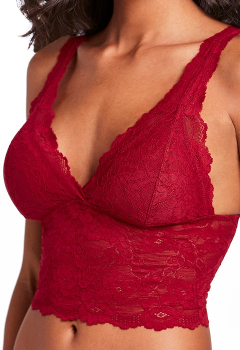 Top com Bojo Removível em Renda