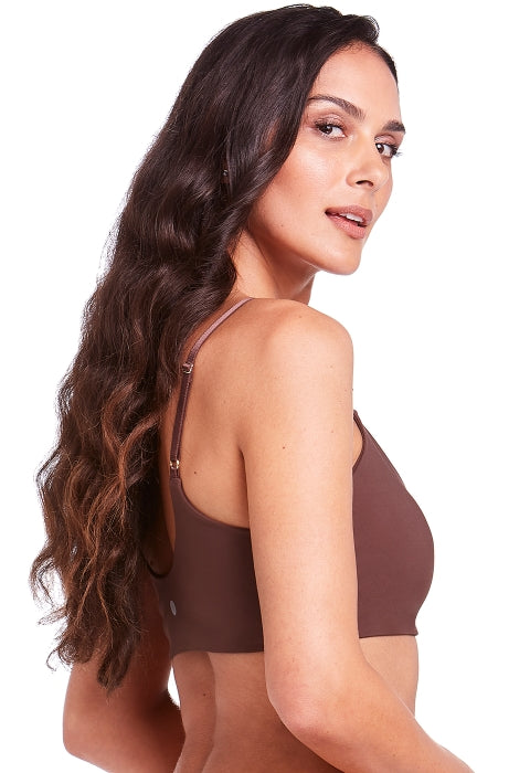 Top Com Bojo Removível Tecido Duplo