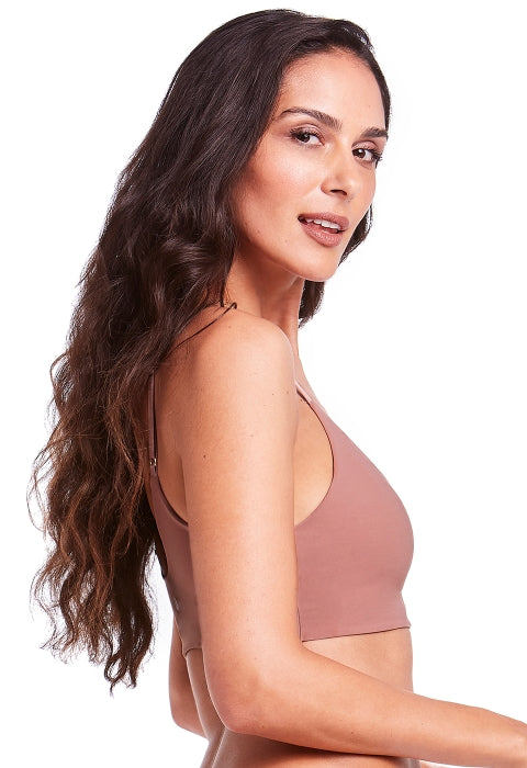 Top Com Bojo Removível Tecido Duplo