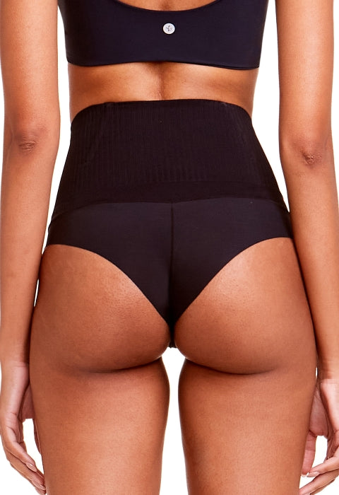 Calcinha Modeladora Invisível Cintura Alta Fio Dental