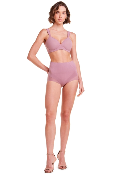 Calcinha Modeladora Invisível Boxer Cintura Alta