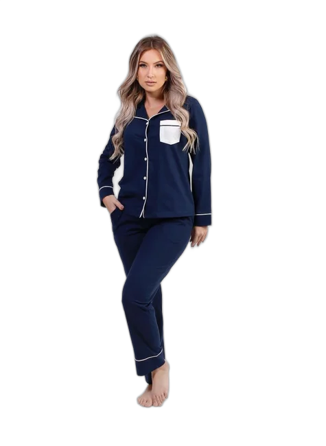 Pijama longo ML em algodão