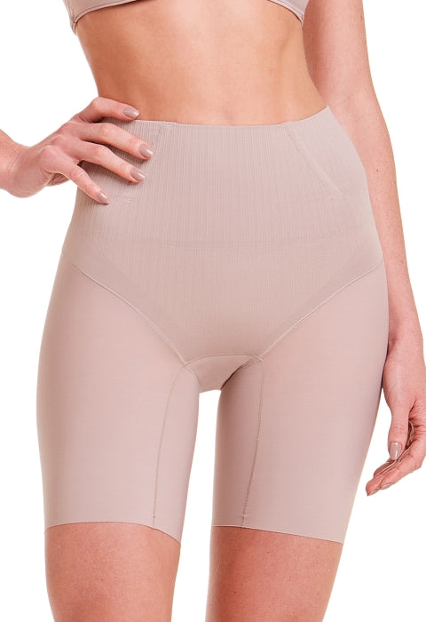Bermuda Modeladora Invisível Cintura Alta Com Barbatana