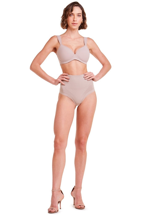 Calcinha Modeladora Invisível Cintura Alta Fio Dental