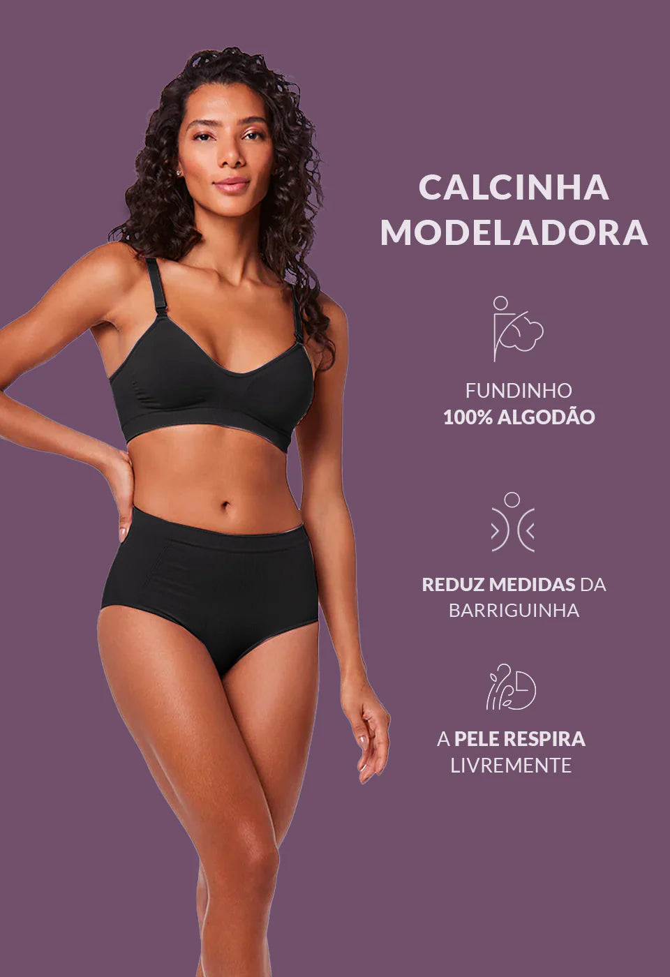 Calcinha Pós-Parto Control Modeladora