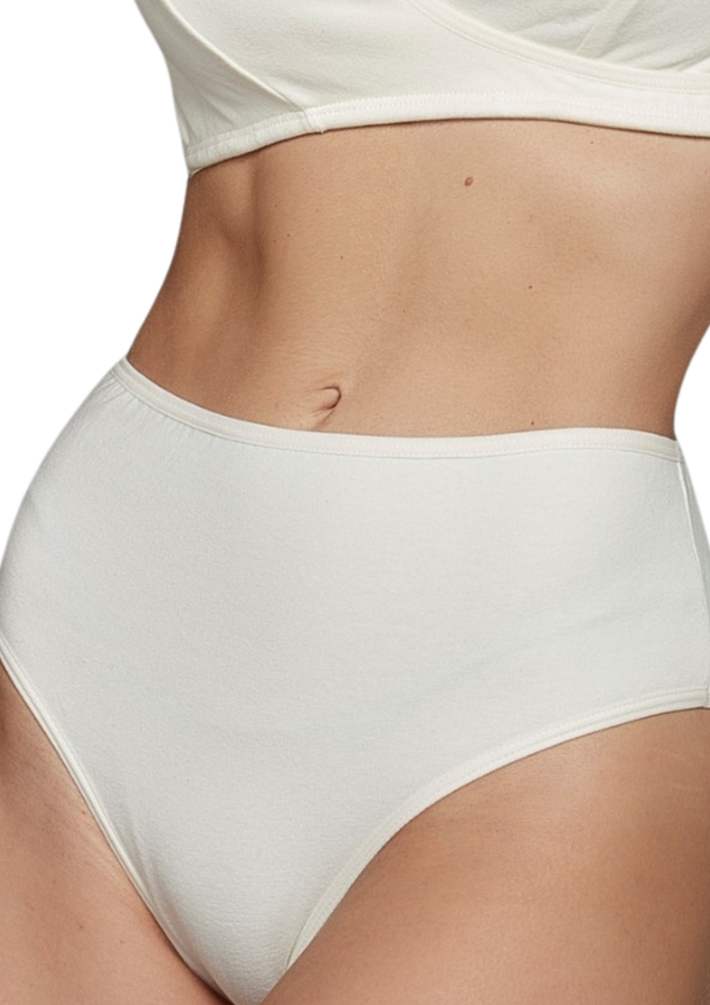 Calcinha Pós-parto Cós-alto de Algodão