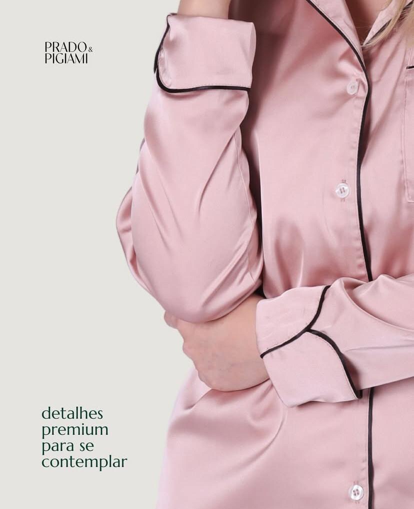 Pijama Americano de Cetim