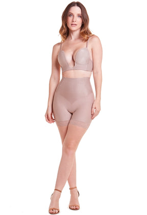 Short Modelador Abdominal Com Renda