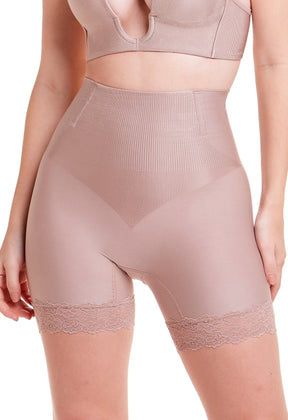 Short Modelador Abdominal Com Renda