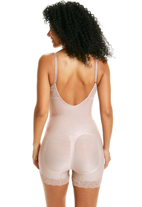 Body Macaquinho Modelador Decote Profundo