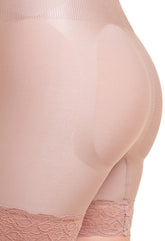 Shorts Modelador Cintura Alta Com Renda