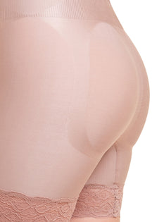 Shorts Modelador Cintura Alta Com Renda