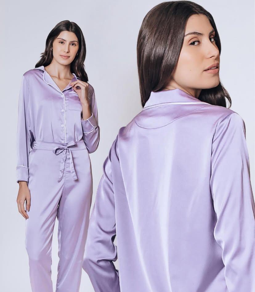 Pijama Americano de Cetim